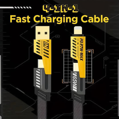 4 In 1 Charging Cable 65w Cable (1 Pc)