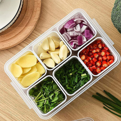 Fridge Storage Boxes Freezer Storage Containers Container For Kitchen Storage Set Storage In Kitchen Vegetable Storage Draining Crisper Refrigerator Food Box (1 Pc)