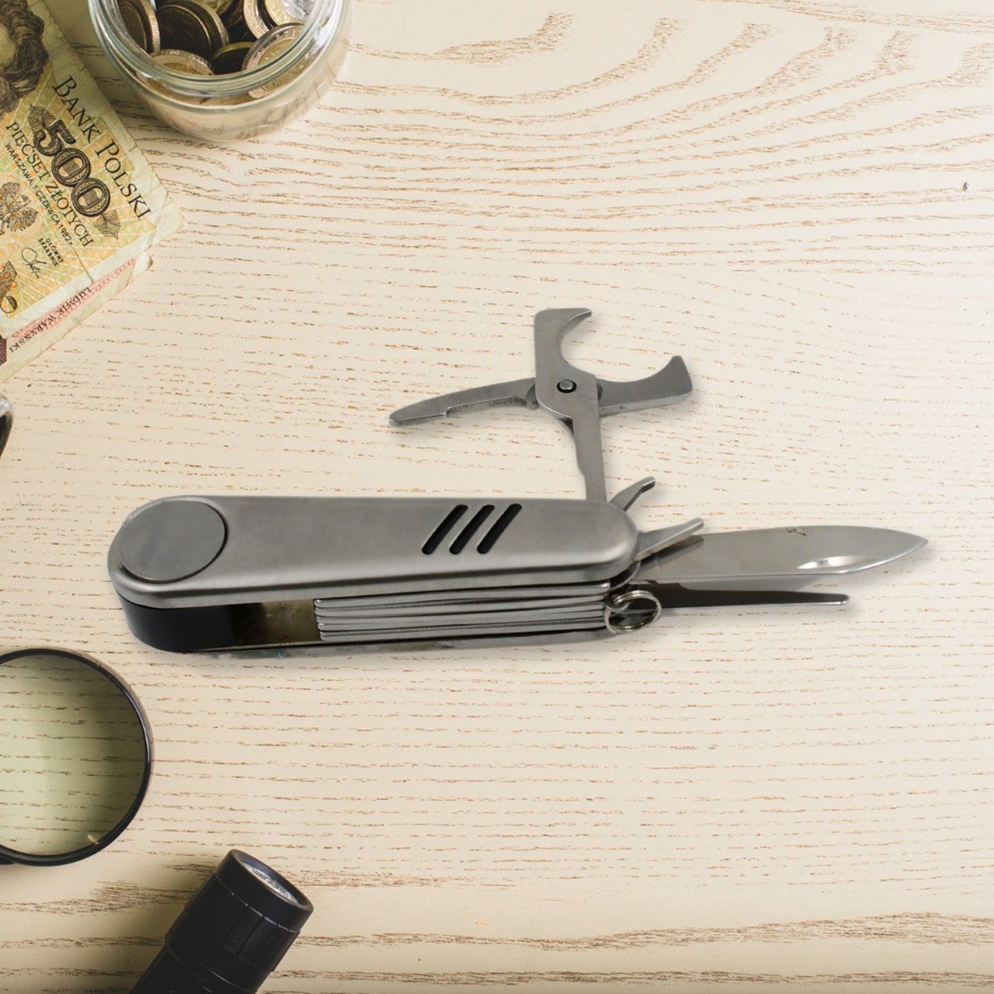 Multi Function Pocket Tools Chest Knife (1 Pc)