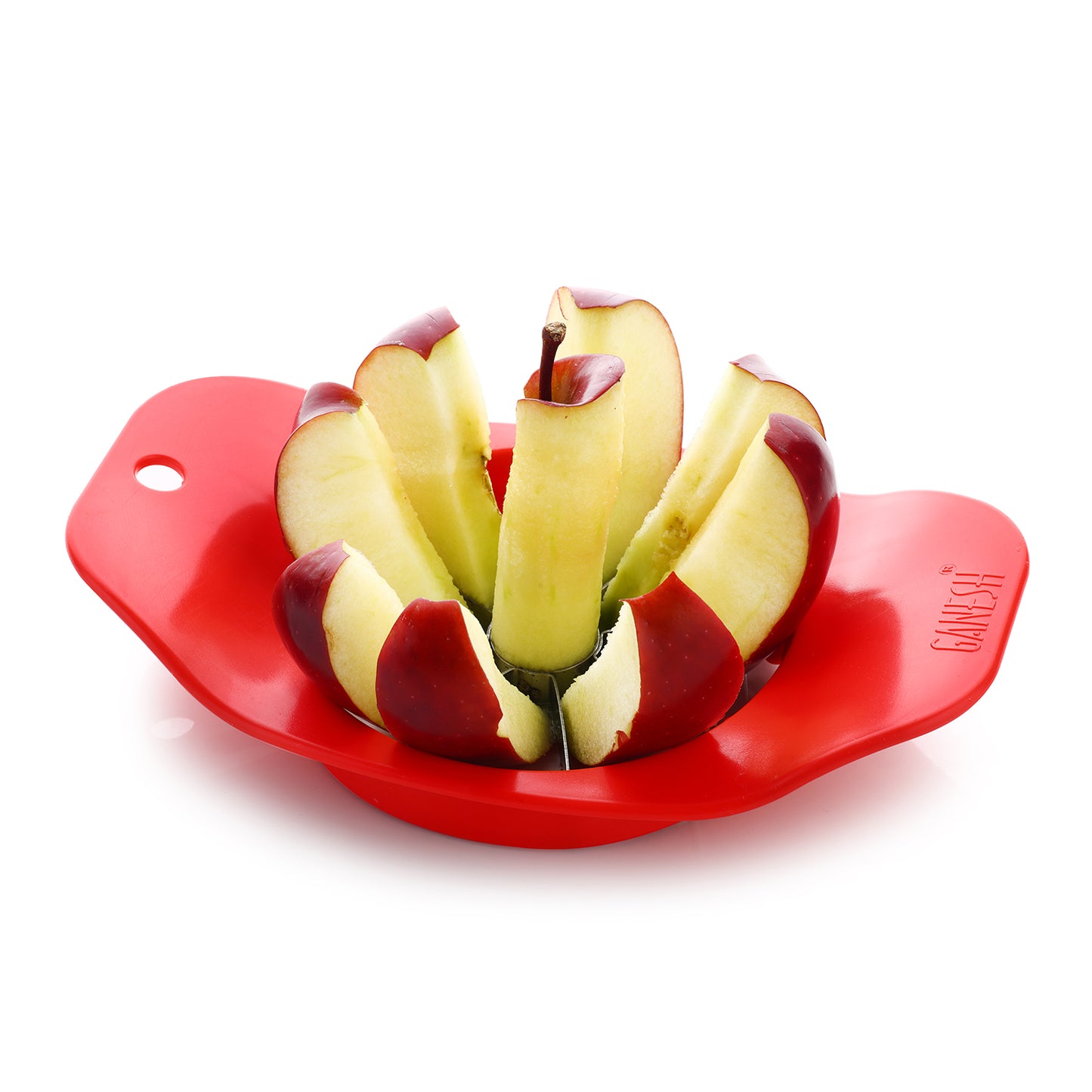 8124 Ganesh Plastic  Stainless Steel Apple Cutter  (Colors May Vary)