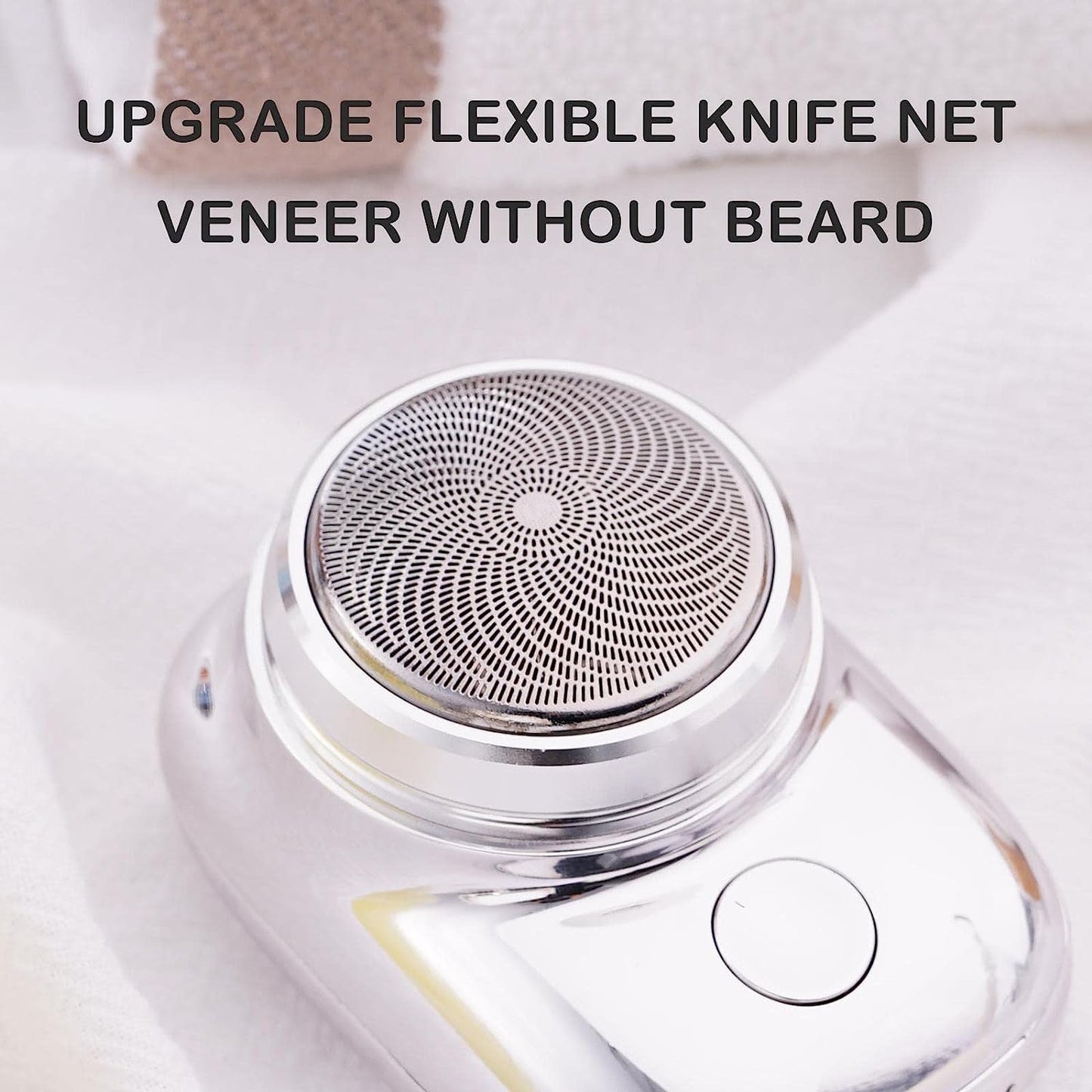 6539 Mini Electric Shaver Portable  Pocket Fashion  Rechargeable  Wireless Beard Hair Razor For Men And Women  Home Travel Gift