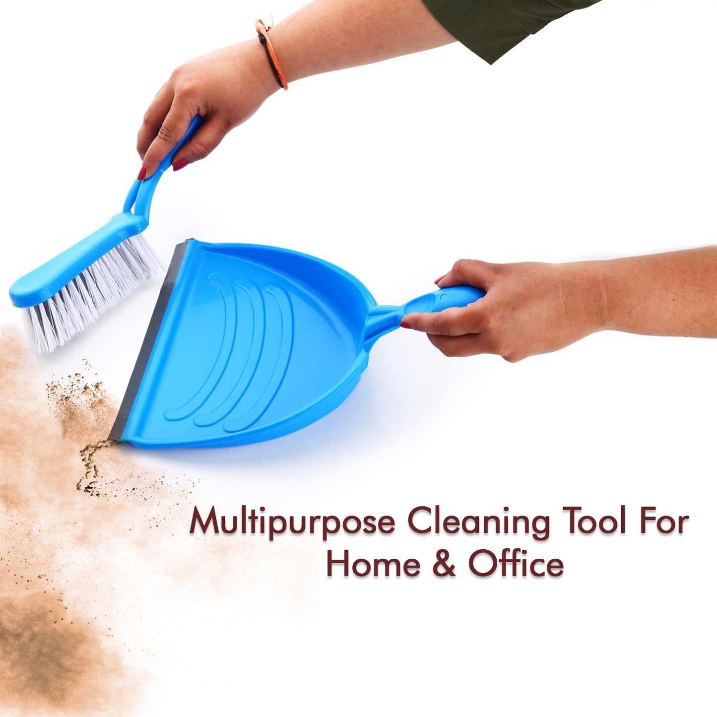 2314 Dustpan Set With Brush Dust Collector Pan With Long Handle Supadi Multipurpose Dust Collector Cleaning Utensil Flat Scoop Handheld Sweeping Up And Carrying Container