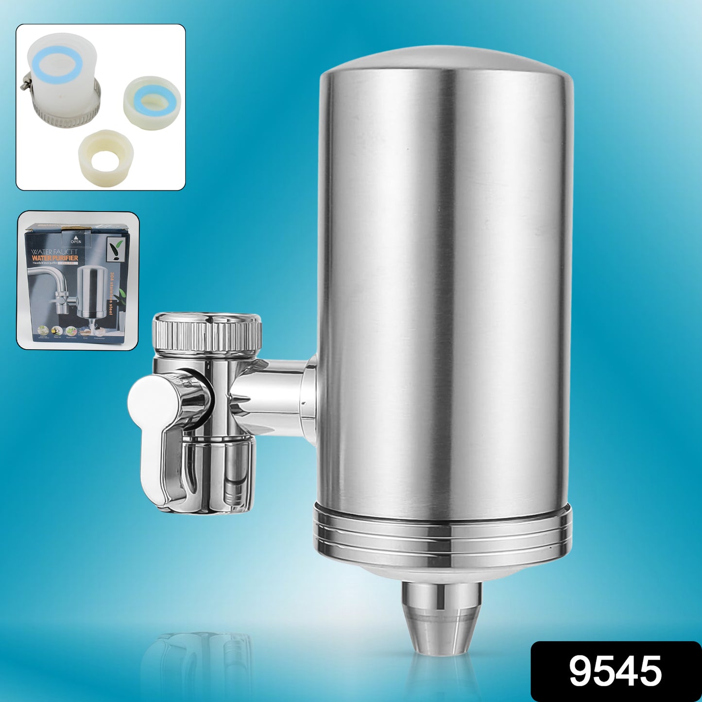 304 Stainless  Steel Faucet Mount Water Filter Water Purifier (1 Set)