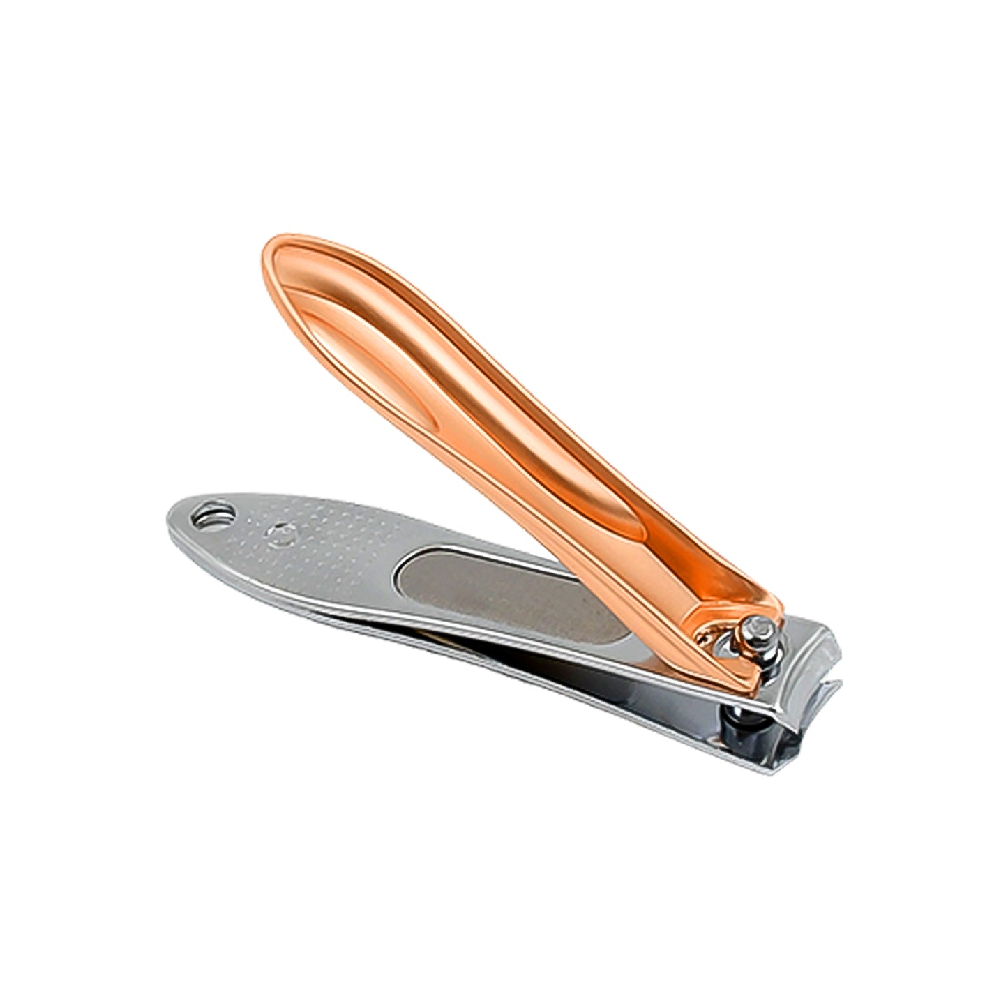 Stainless Steel Folding Portable Large Nail Clippers With Nail File (1 Pc)