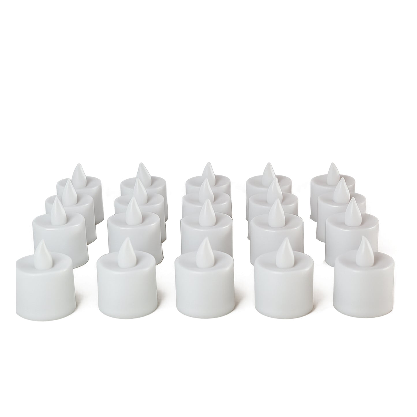 Blue Led Tea Light Candles (24 Pc)