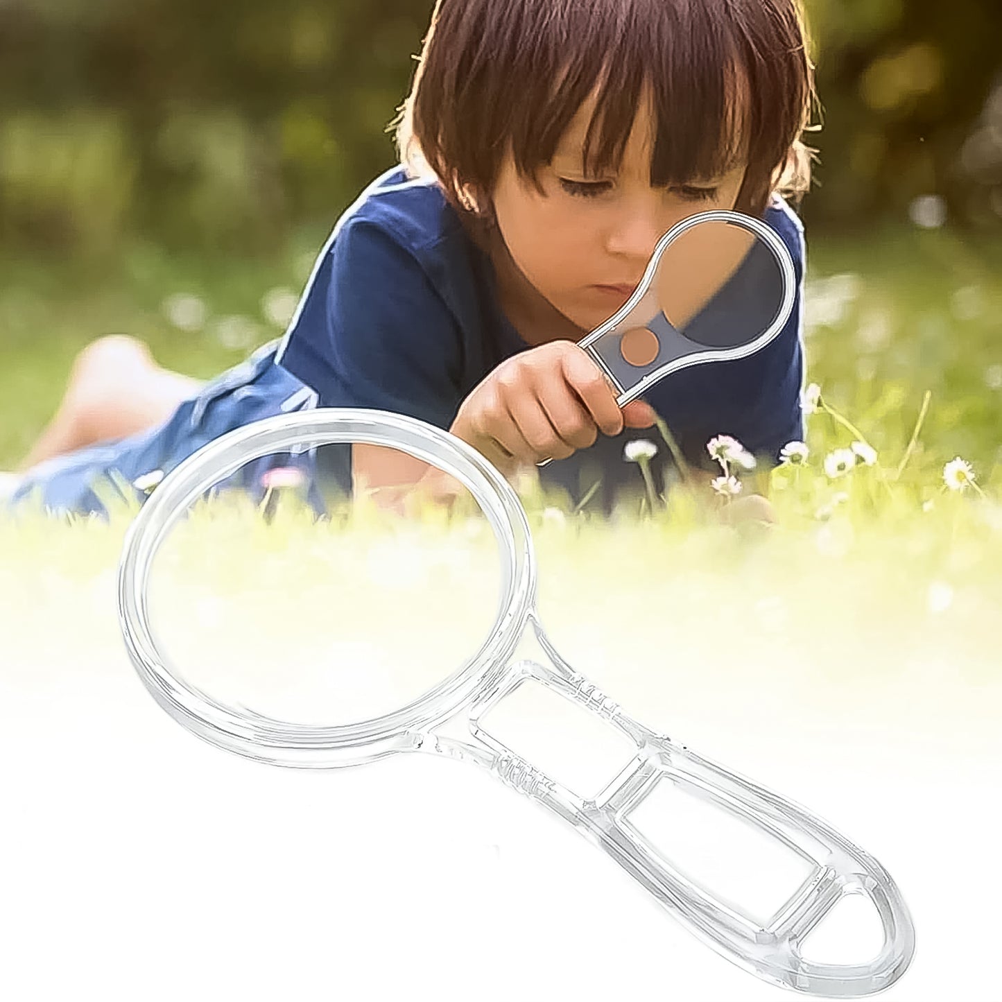 Handheld Plastic Magnifying Glasses (1 Pc  55 Mm)