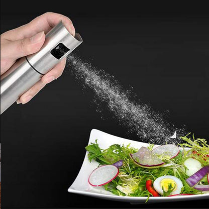 Oil Spray Bottle For Dosa  Food Grade Stainless Steel Glass Oil Spray Bottle (100 Ml)