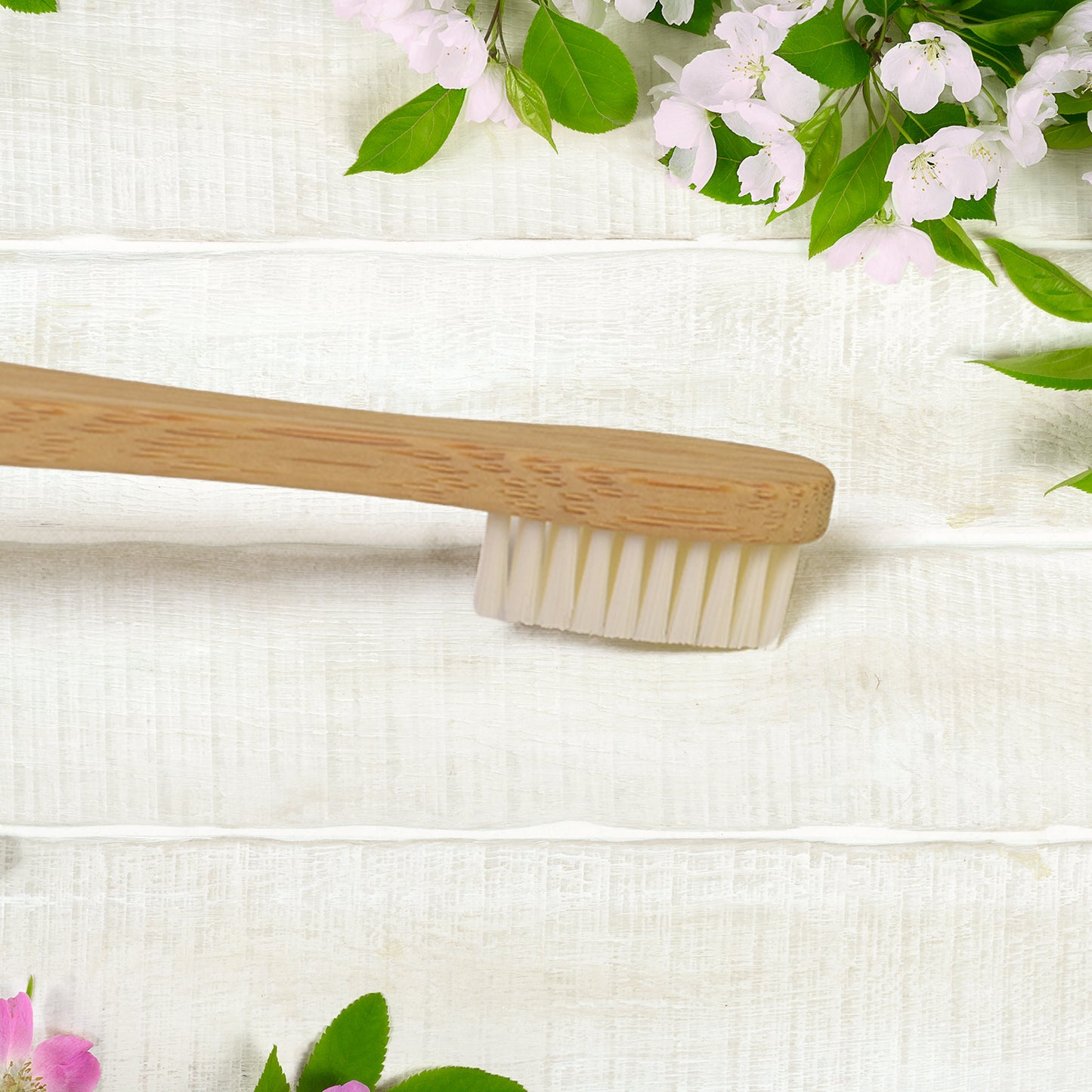 Wooden  Bamboo Brush Toothbrush Ultra Soft Bristles (1 Pc)