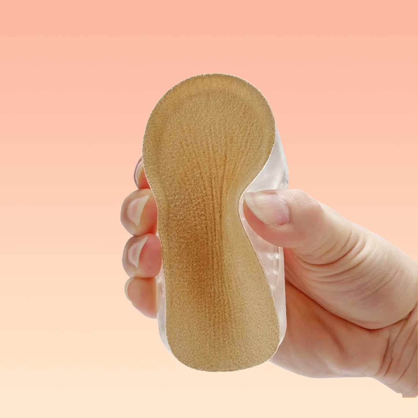 Medium 1 Pairs Silicone Heel Pads Shoes Insole (1163 Cm)