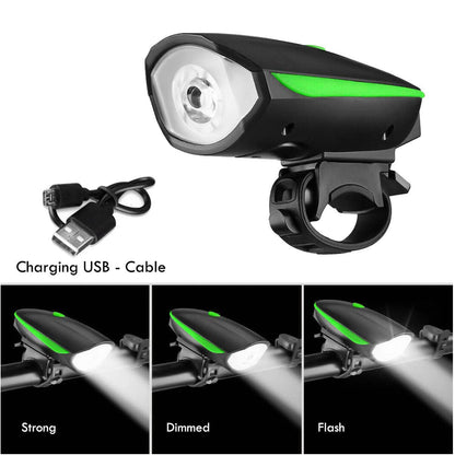 1562 Rechargeable Bicycle Led Bright Light (1 Pc)