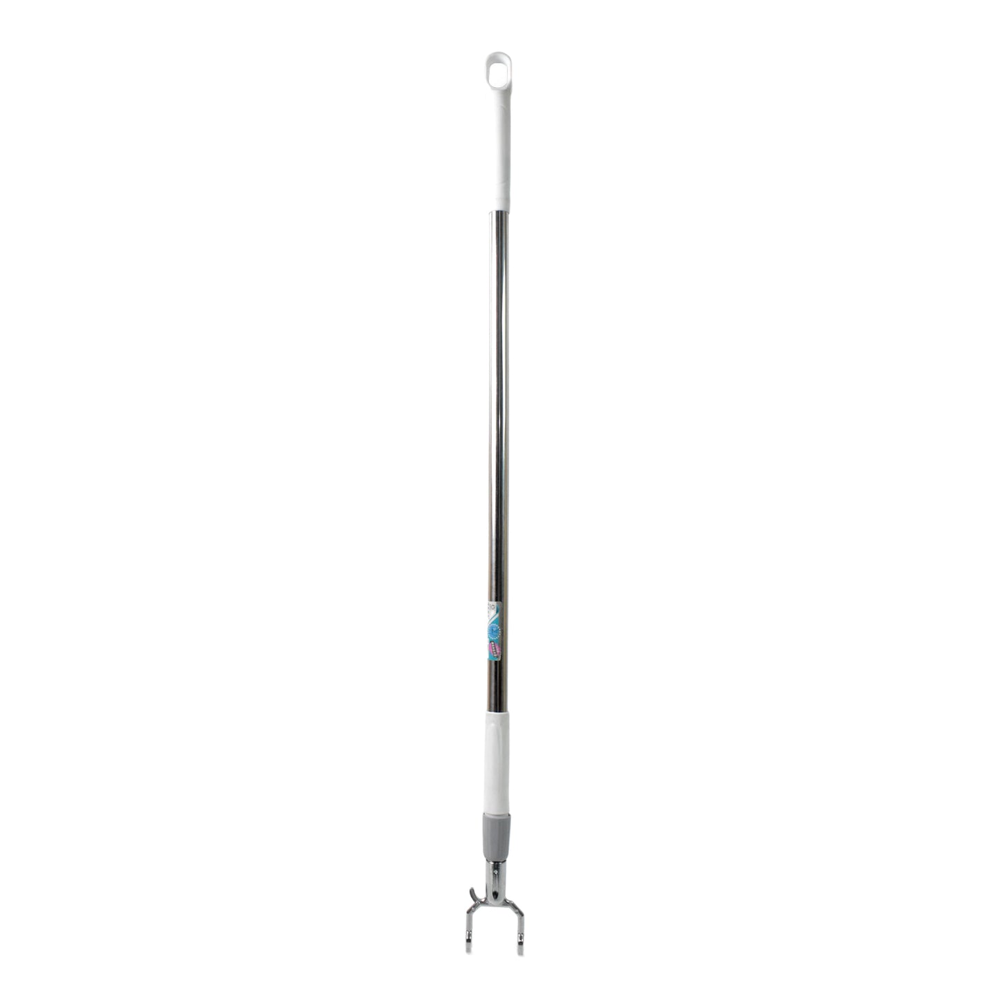 Stainless Steel Telescopic Pole Clothes Hooks Hanger (1 Pc  155 Cm)