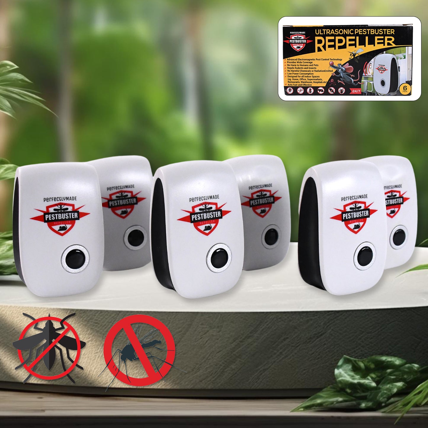 Ultrasonic Pest Repeller To Repel Rats Cockroach Mosquito Home Pest  Rodent