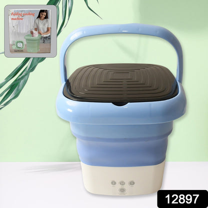 12897 Folding Washing Machine Mini Portable Washing Machine Deep Cleaning Mini Foldable Washing Machine Suitable For Socks Underwear Baby Clothes  Other (1 Pc)