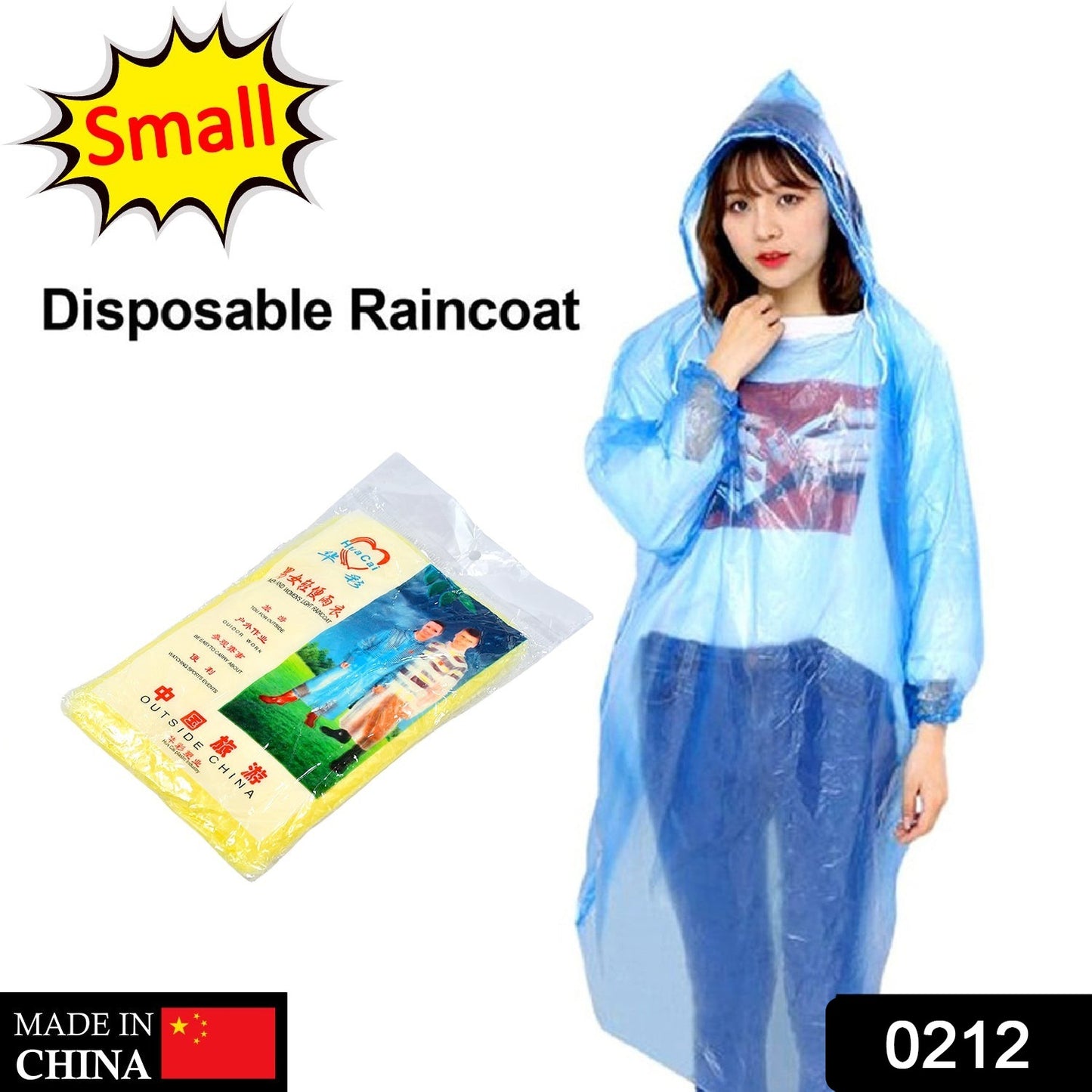 0212 Disposable Easy To Carry Raincoat