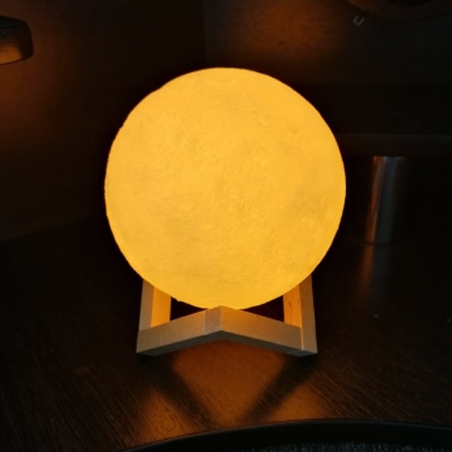 6031 3d Power Moon Lamp With Touch Control Adjust Brightness