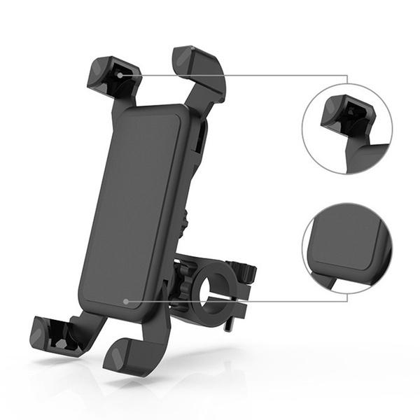 1456 Bike Phone Mount Anti Shake And Stable Cradle Clamp With 360 Rotation