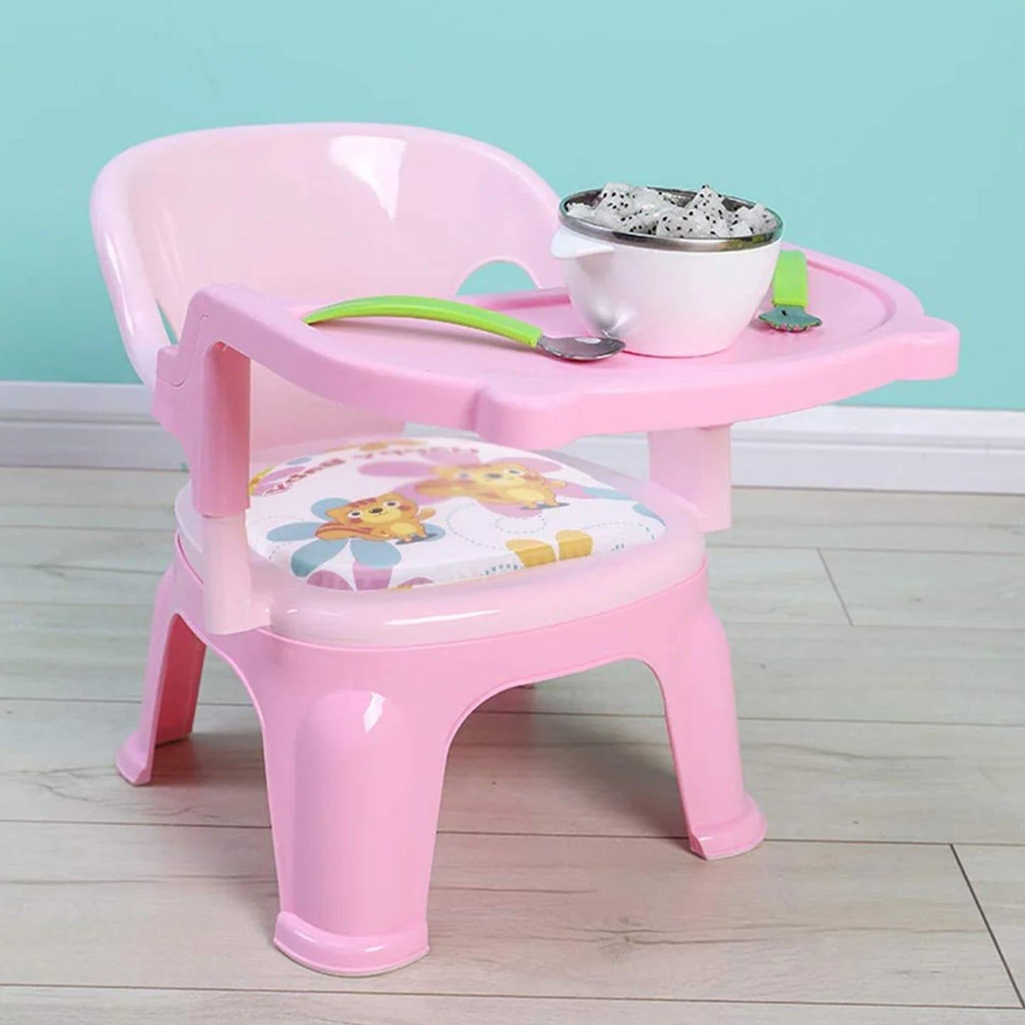 3183 Baby Chair With Tray Strong And Durable Plastic Chair For Kidsplastic School Study Chairfeeding Chair For Kids Portable High Chair For Kids