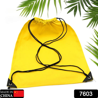 7603 Sport Bag Drawstring Backpack Sports Water Resistant String Bag Sport Gym Sack Pack For Women Men Large