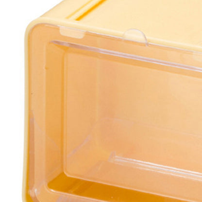 17611 Storage Box Storage Container Tape Storage Boxes Durable Convenient Plastic Transparent Lid Visible Tape Storage Box  Case For Office