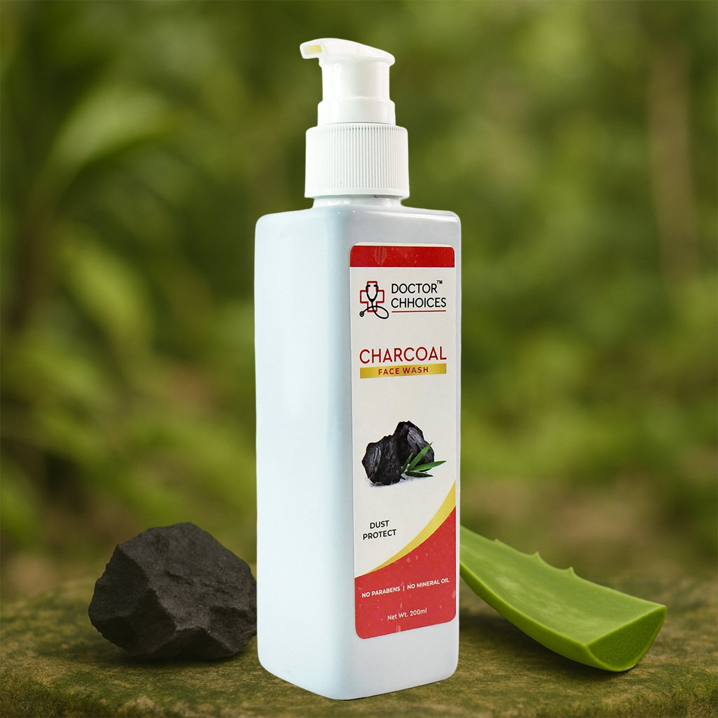 Doctor Chhoices Charcoal Face Wash  200ml (1 Pc)