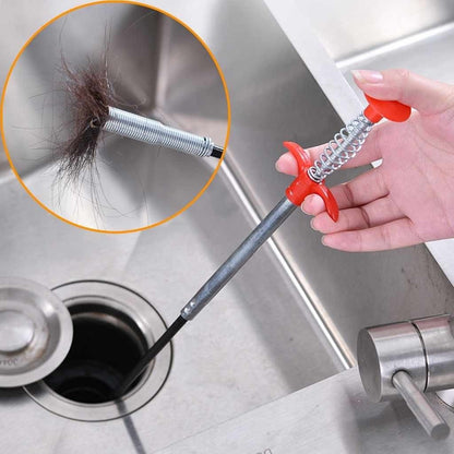 1634 Metal Wire Brush Sink Cleaning Hook Sewer Dredging Device