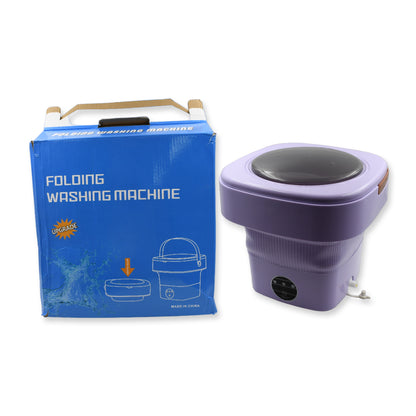 7272 Mini Washing Machine Foldable Mini Washer With Drain Basket Portable Washing Machine Foldable For Laundry Travel Camping Rv Baby Clothes