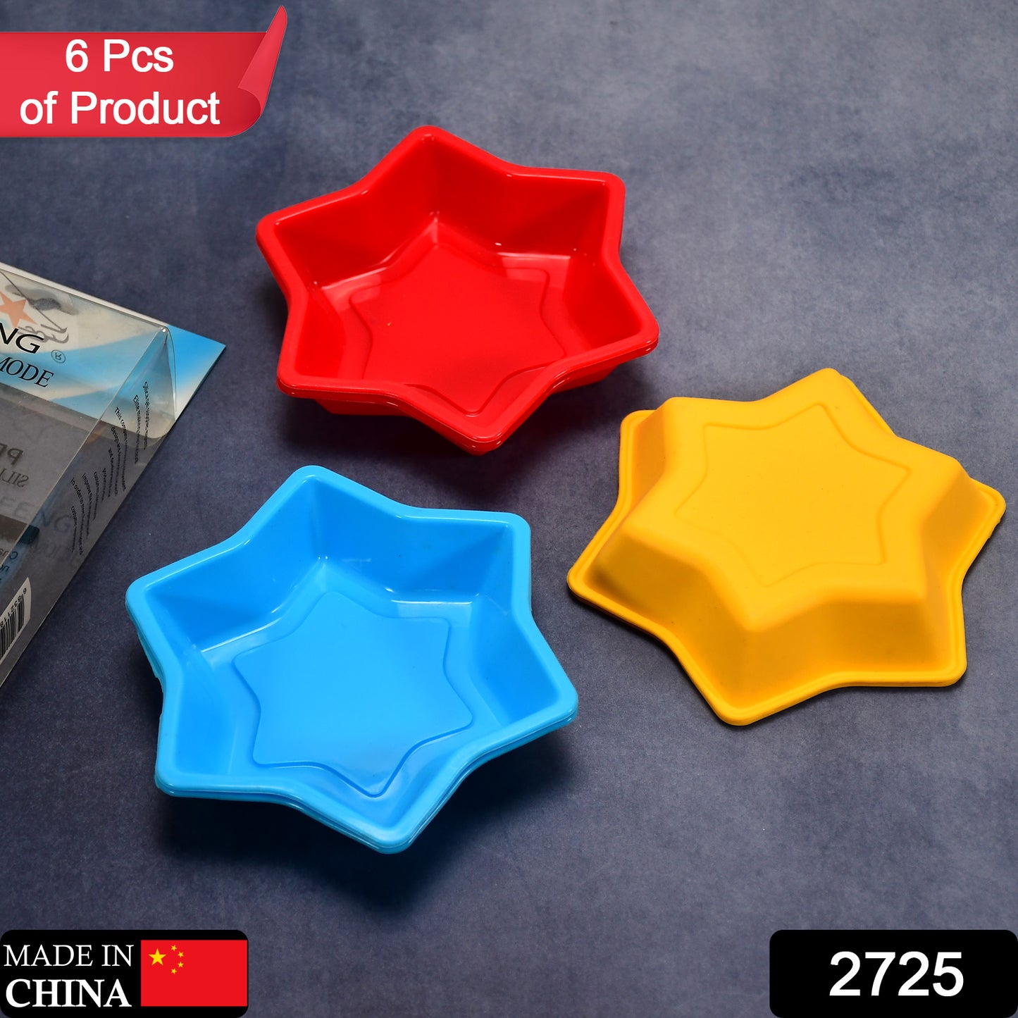 2725 Silicone Resin Mold Star Shape Full Flexible Mould