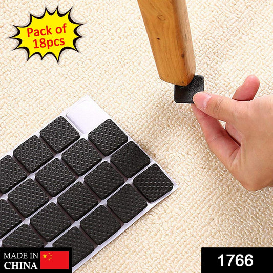 Self Adhesive Furniture Pads - Square (18 Pcs Set)