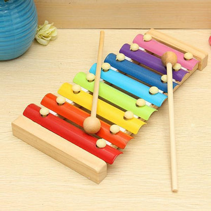 1912 Wooden Xylophone Musical Toy For Children (Multicolor)