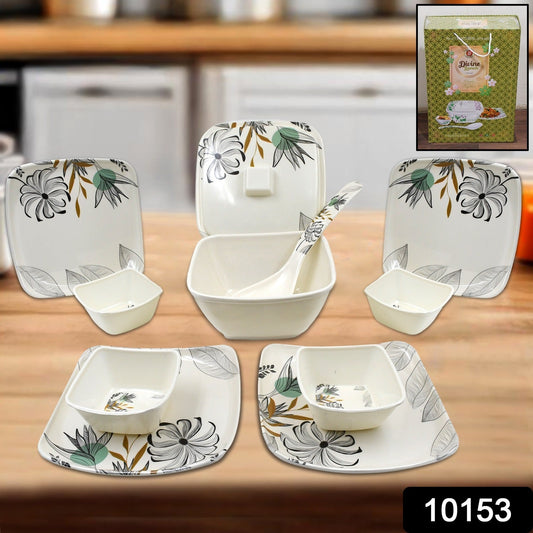 Divine Lunch Tableware Dinner Set (11 Pcs Set)