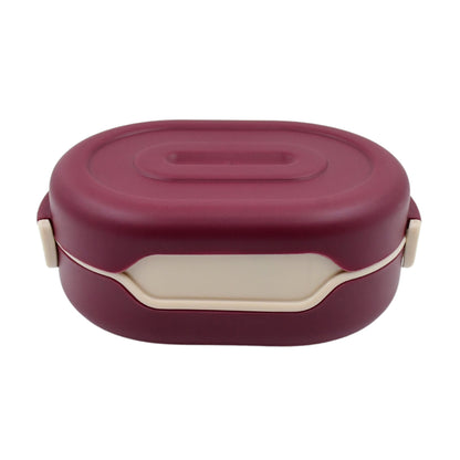 Airtight Food Grade Tiffin Box With 2 In 1 Spoon And 2 Compartment