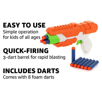 Z Master Toy Gun With Foam Bullets Compact Shooting Toy For Kids