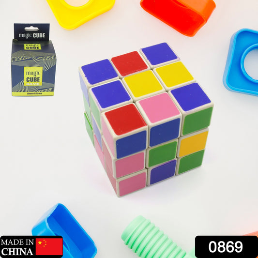 0869 3x3x3 Cube Solving Kit - Includes Cube Formula Sheets Perfect For Beginners And Enthusiasts 3d Puzzles Game  Rubick Cube Puzzle Cubes  Rubix Cube (1 Pc )