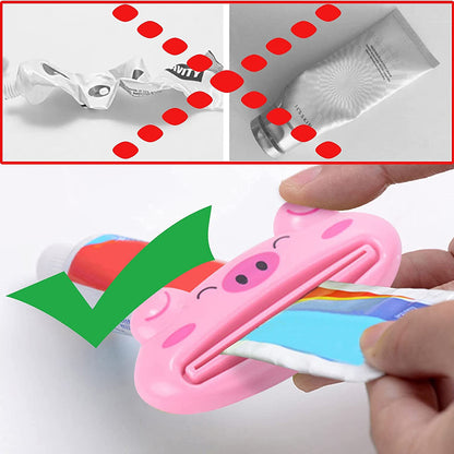 4876 Toothpaste Tube Squeezer 3.5inch Animal Toothpaste Squeezer Tube Squeezer Toothpaste Clip For Extruding Toothpaste Facial Washing Milk Tomato Sauce And Other Tubular Items ( 1 Pc )