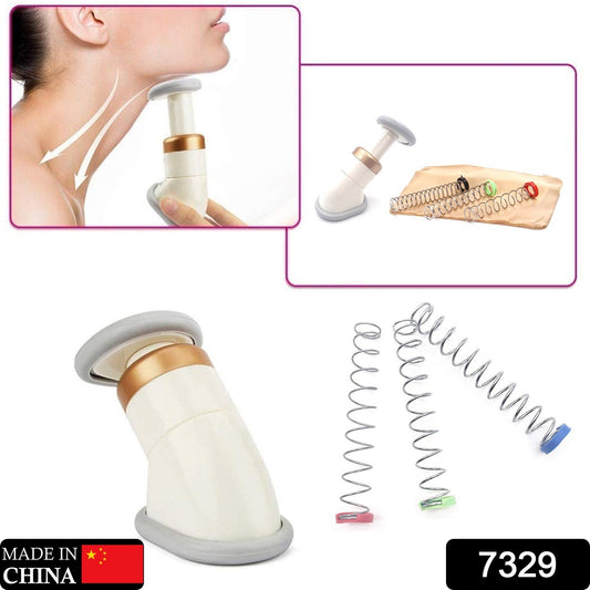 7329 Massager For Men Women Double Chin Up Neckline Slimmer Machine And Jawline Exerciser Tool With Neck Slimming Rubber  Chinfat Reducer Exerciser (1 Pc)