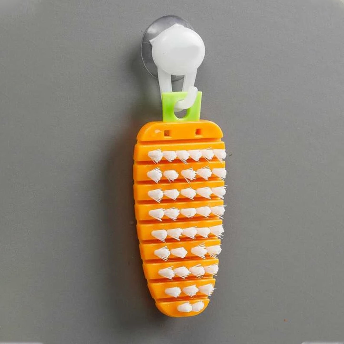 2909 Vegetable Scrubbing Brush Vegetable Scrubber Nontoxic Fruit Brush Carrot Shape Vegetable Brush For Potato For Vegetable