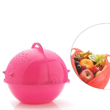 8111 Ganesh Fruit And Vegetable Basket Plastic Fruit  Vegetable Basket