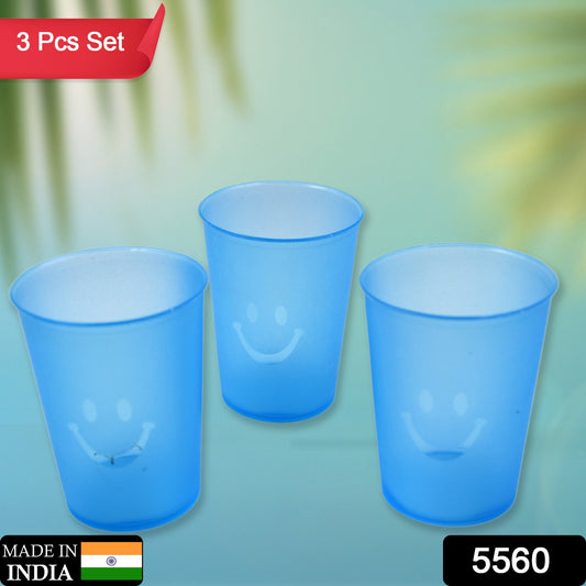 5560 Plastic Tumblers Lightweight Cups  Glass Reusable Drinking Cups Restaurant Cups Dishwasher Safe Beverage Tumblers Glasses For Kitchen Water Transparent Glasses 3 Pc Set