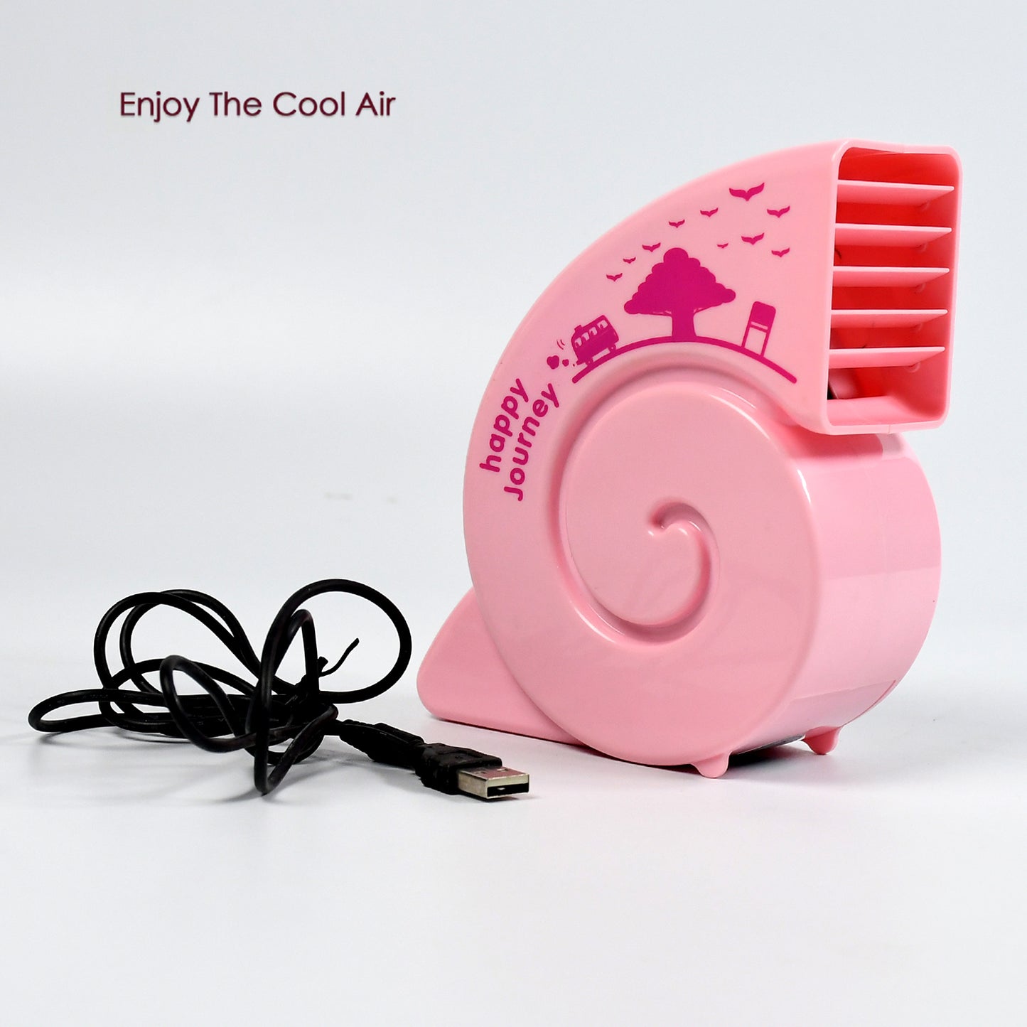 7709  Cute Bright Color Desktop Office Usb Mini Fan Battery Usb Fans Usb Mini Fans (Battery Not Include)