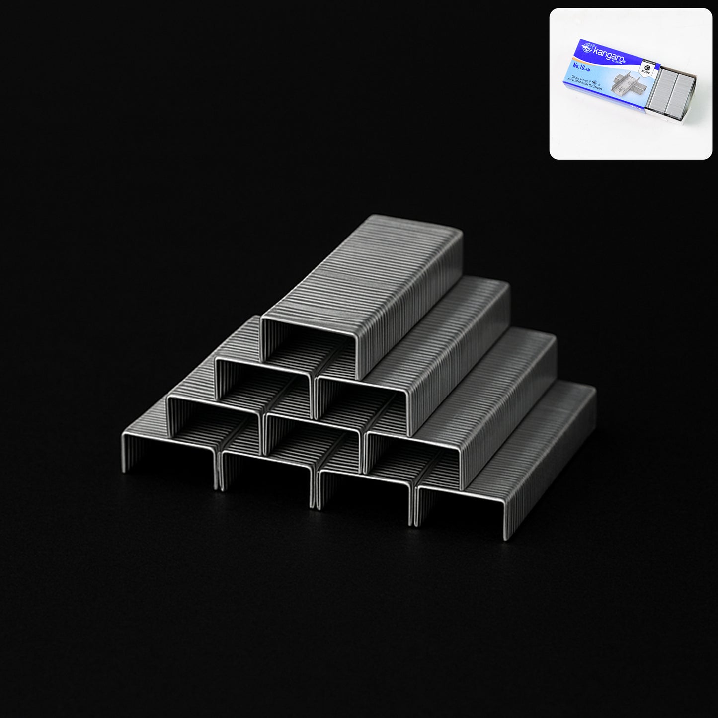 Kangaro No.10-1m High-quality Staples (1 Set)