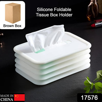 17576 Tissues Holder Silicone Simple Tissue Box Tissues Cylinder Tissues Cube Box Tissue Holder For Bathroom Office Car Bedroom For Bathroom Room Office Car