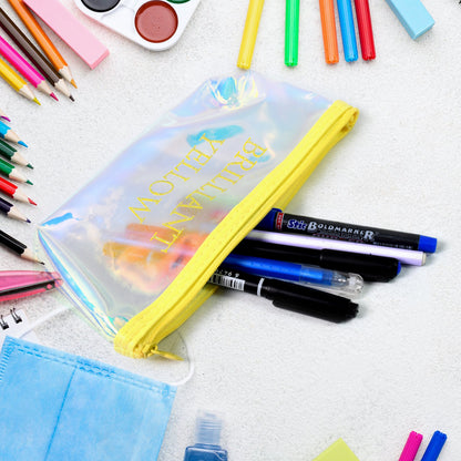 Transparent Pencil Pouch  Case Waterproof Pen Bag (1 Pc)