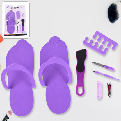 Personal Foot Care Tool Kit Pedicure Accessories Kit (9 Pcs Set)