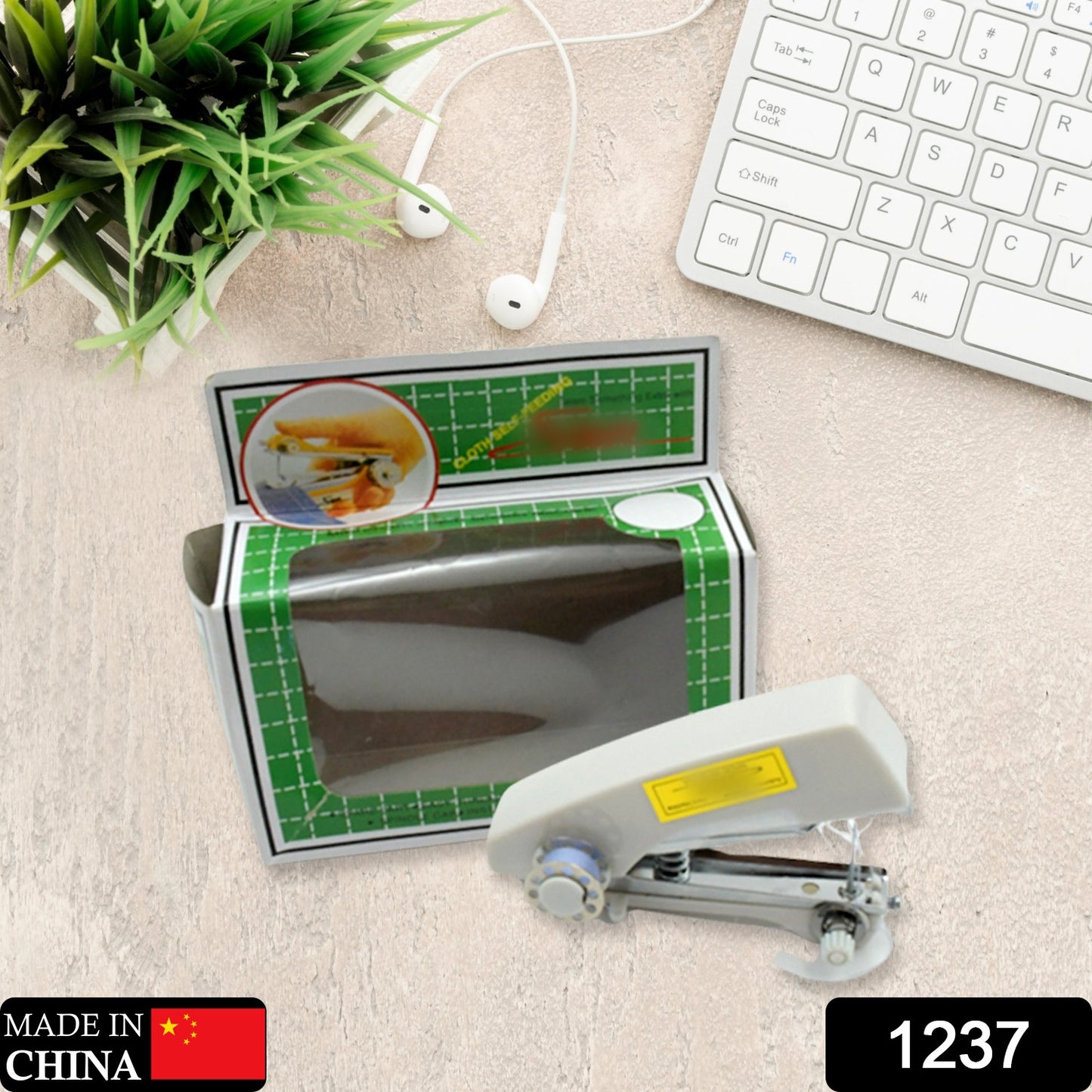 1237 Handy Stitching Stapler Machine Pocket Portable Mini Sewing Cordless Hand-operated Manual Stitch Stapler Sillai Machine For Garment Cloth