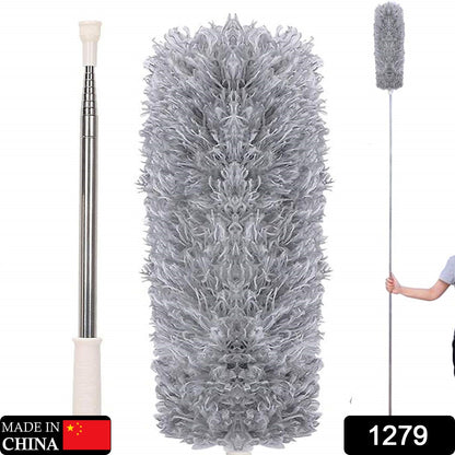 1279 Microfiber Dusters For Cleaning Telescoping Feather Duster With 100 Inches Extendable Handle Pole Dusting Cleaning Tools For Cleaning High Ceiling Ceiling Fan Blinds Cobwebs Furniture Cars