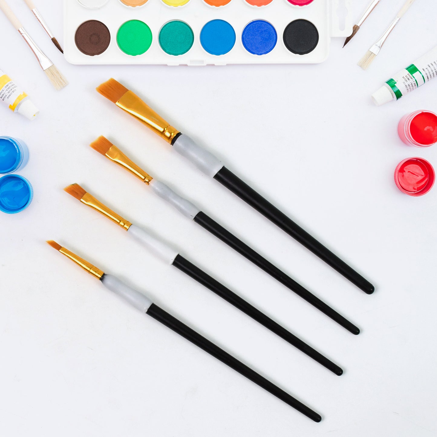 Premium Paint Brushes Watercolor Acrylic Paint Brushes (4 Pcs Set)