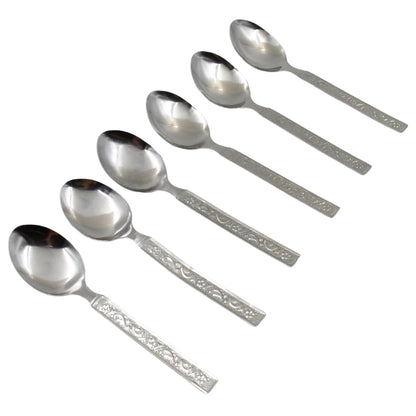 2633 Stainless Steel Medium Dinner Table Spoon (Set Of 12pcs)