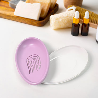 Plastic Soap Dish With Drain Soap Holder Double-layer (1 Pc)