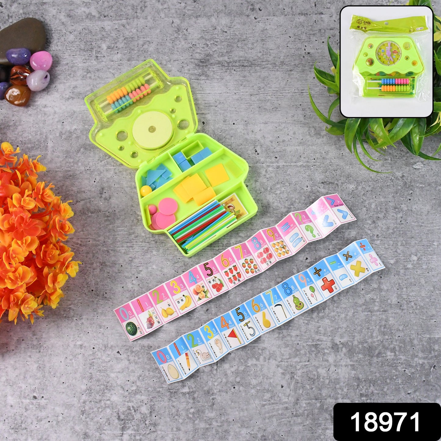 Kid Learning Study Game Set For Kids With Color And Shapes (1 Set)
