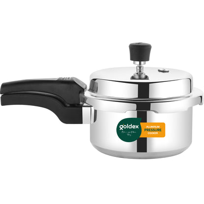 Aluminium Unique Goldex Pressure Cookers With Outer Lid (2 Litres)